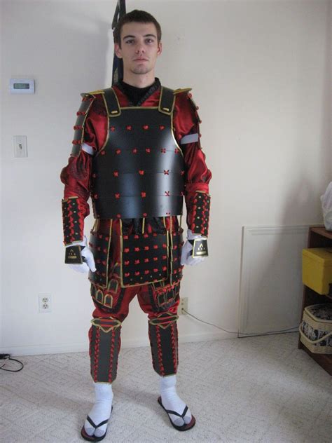 Samurai Armor Diy, Samurai Warrior, Armadura Cosplay, Cardboard Costume, Make A Tie, Ninja Party ...