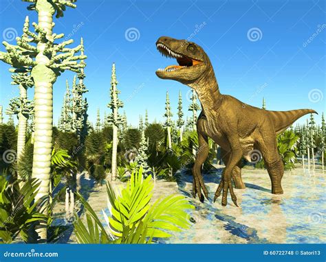 Jurassic park stock illustration. Illustration of animal - 60722748