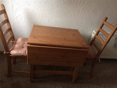 Ikea Drop Leaf Table and Chairs | in Airdrie, North Lanarkshire | Gumtree