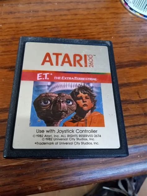 1982 ET The Extra Terrestrial Atari 2600 Cartridge $10.00 - PicClick