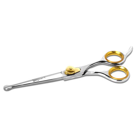 Sharf Dog Grooming Scissors, Gold Touch 7.5 Inch Straight Sharp Professional Pet Grooming Shear ...