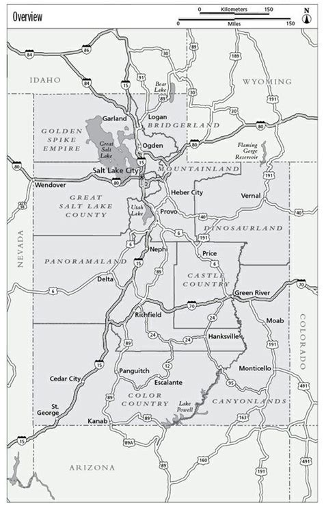 Map of Utah Camping Regions | Utah camping, Utah national parks, Visit utah