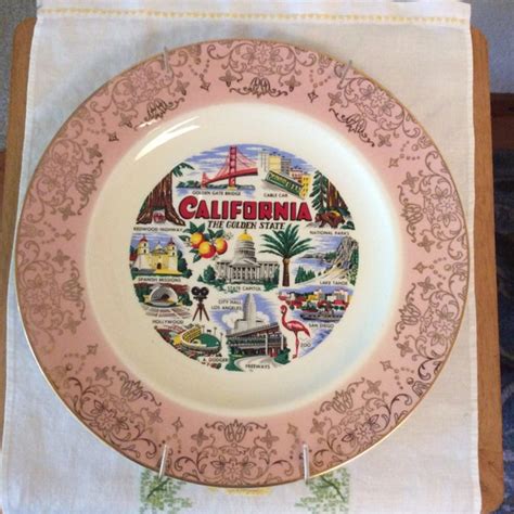 Vintage California collector plate by MontanaSuz on Etsy