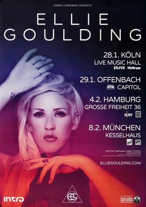 Ellie Goulding - Halcyon Days, Tour 2014 - Konzertplakat, CA$ 34.03