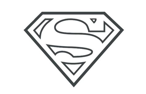 White Superman Logo - ClipArt Best