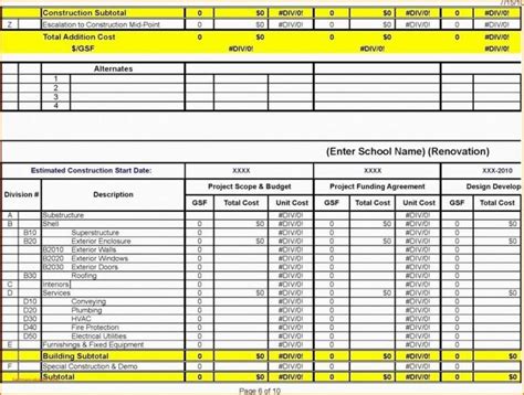 sample food cost spreadsheet te for restaurant inventory free excel ...