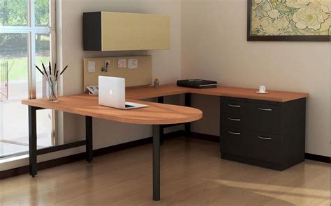 Cool U Shaped Office Desk | U shaped office desk, Office desk, Home office desks