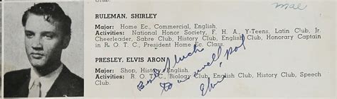 Elvis Presley’s school yearbook sells for a big hunk o’ cash – more than $2,500 – The US Sun ...