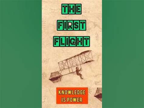 The FIRST FLIGHT ️//Follow for MORE Interesting FACTS🧐 #history #facts ...