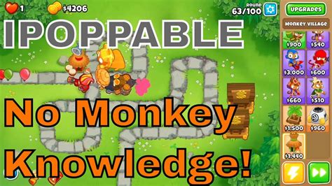 BEST Monkey Meadow Impoppable Walkthrough - BTD6 - Version 8.1 - No Monkey Knowledge - YouTube