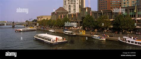 Yarra River cruise boats, Melbourne Australia Stock Photo - Alamy