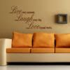 LARGE WALL QUOTE LIVE LAUGH LOVE BEYOND WORDS MURAL STICKER ART TRANSFER DECAL ⋆ Bespoke Graphics