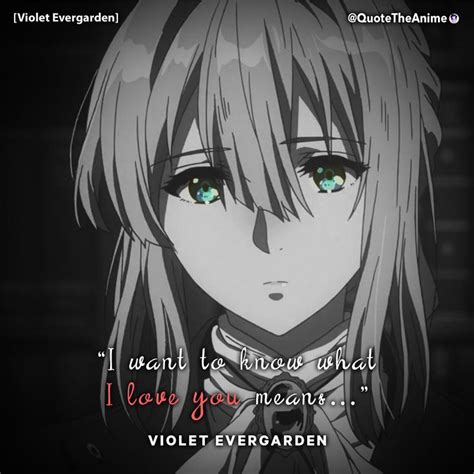 8+ Beautiful Violet Evergarden Quotes (Images) | Violet evergreen ...