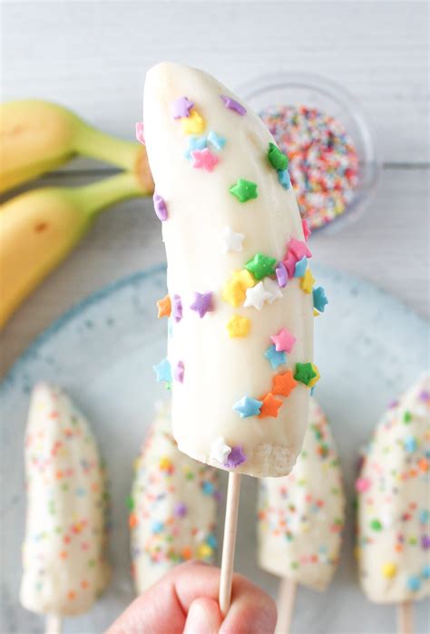 Frozen Banana Yogurt Pops | 3 Ingredients! - The Produce Moms