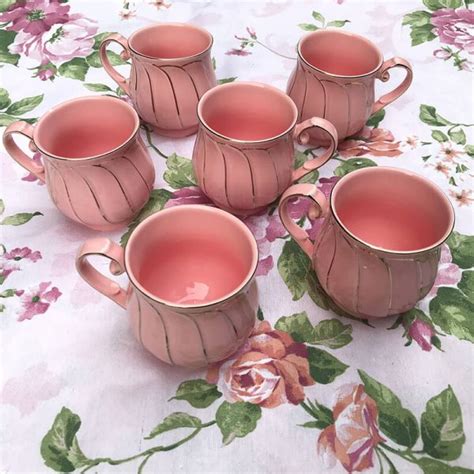 Pink Tea Set with Tray Set of 8 | Cheezain etc