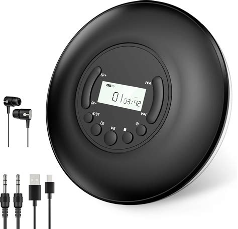 Amazon.com: Gueray CD Player Portable, Bluetooth CD Player for Car and ...