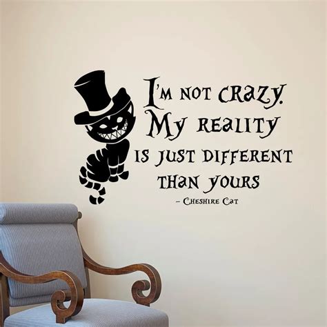 Aliexpress.com : Buy Alice In Wonderland Wall Sticker Cheshire Cat ...