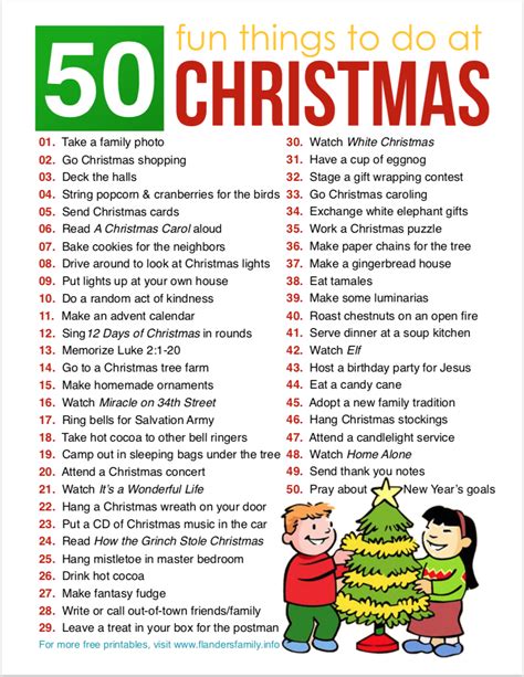 50 fun things to do with your family this christmas – Artofit