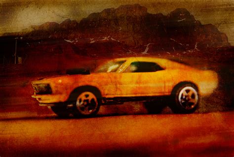 Wallpaper : Photoshop, yellow, texture, wheels, sports car, Ford, Mustang, layers, classic, hot ...