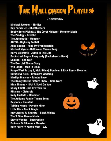 The Ultimate Halloween Playlist For Your Halloween Party | Halloween ...