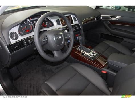 Black Interior 2011 Audi A6 3.2 Sedan Photo #38027466 | GTCarLot.com