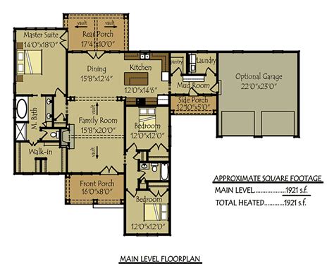 Cottage house plan with porches by Max Fulbright Designs