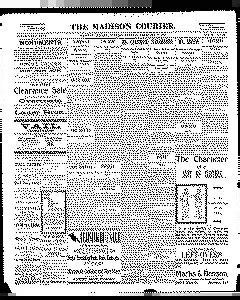 Madison Courier Newspaper Archives, Feb 27, 1900, p. 1