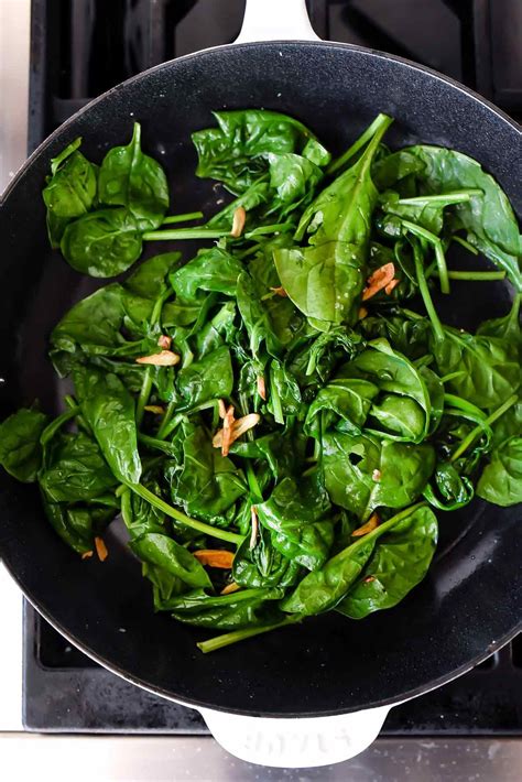 Sautéed Spinach with Garlic foodiecrush.com #recipes #sidedish #saute #spinach #garlic #healthy ...