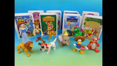 1997 WALT DISNEYS MASTERPIECE COLLECTION SET OF 9 McDONALD'S HAPPY MEAL ...