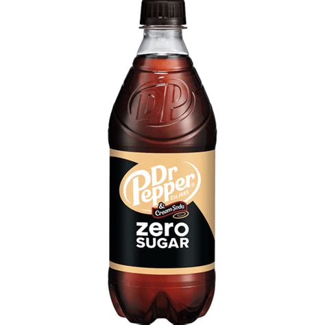 Dr Pepper and Cream Soda Zero Sugar, 20 fl oz bottle | Shop | My ...