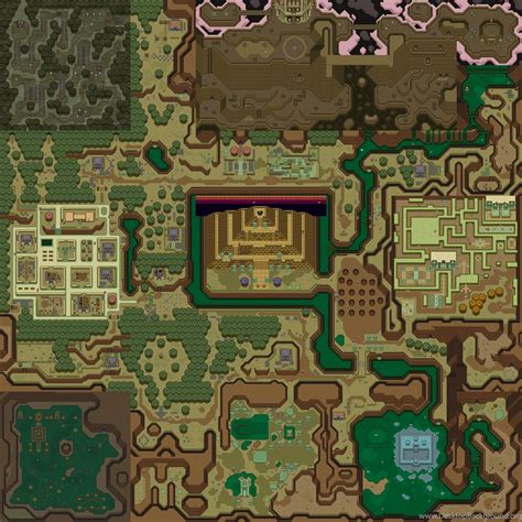 Zelda A Link To The Past Maps Desktop Background