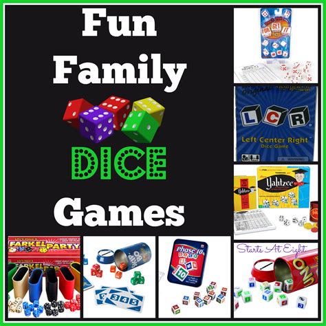 Fun Family Dice Games - StartsAtEight