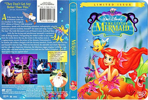 Walt Disney DVD Covers - The Little Mermaid: Limited Issue - Walt Disney Characters Photo ...