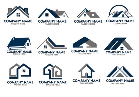 Minimal Real Estate Logos 1266213 Vector Art at Vecteezy