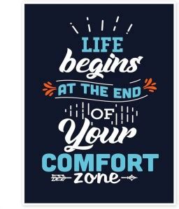 Bubblewrap Motivational Poster | Life is at end of your comfort | Best ...