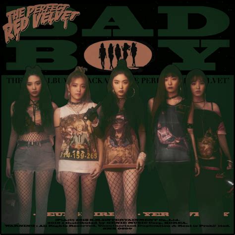 RED VELVET BAD BOY (THE PERFECT RV) album cover #3 by LEAlbum | Red velvet, Bad boys, Velvet