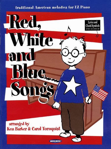 Red, White & Blue Songs By - Collection Sheet Music For Piano - Buy ...