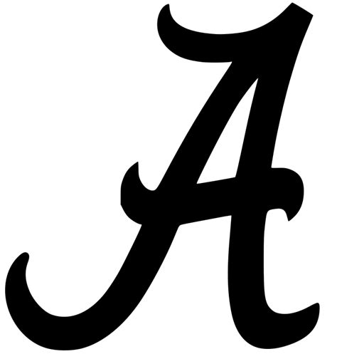 CraftingWithMeek - Alabama A.svg - Box | Alabama crimson tide logo ...