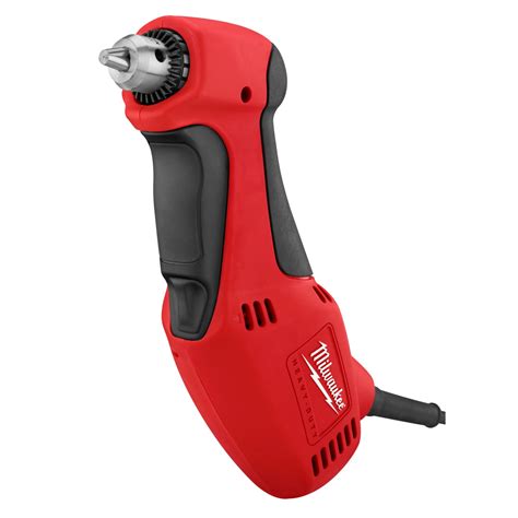 Milwaukee 0370-20 Corded 3/8" Close Quarter Angle Drill - Tools - Corded Handheld Power Tools ...