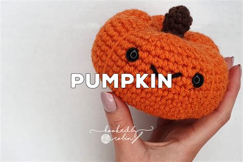 Amigurumi Crochet Pumpkin Pattern — Hooked by Robin