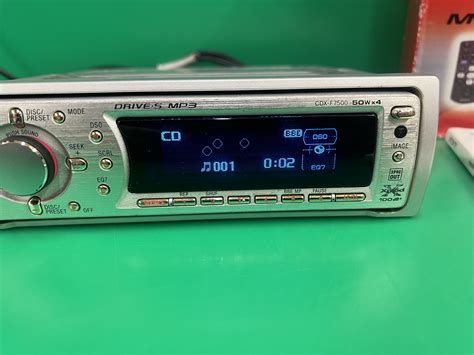 Sony Cdx-F7500 Car Radio Stereo Mp3 Aux In Media Cd Player - JT Audio