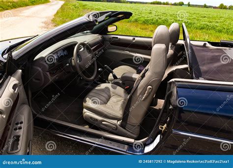 Interior of the Chrysler Sebring Cabriolet Convertible Car Editorial ...