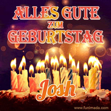 Happy Birthday Josh GIFs - Download on Funimada.com