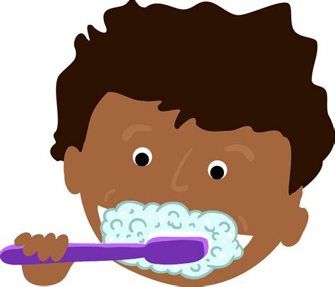 Boy Brushing Teeth Clipart | Free download on ClipArtMag
