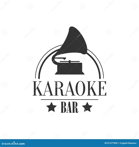 Vintage Music Player Karaoke Premium Quality Bar Club Monochrome ...