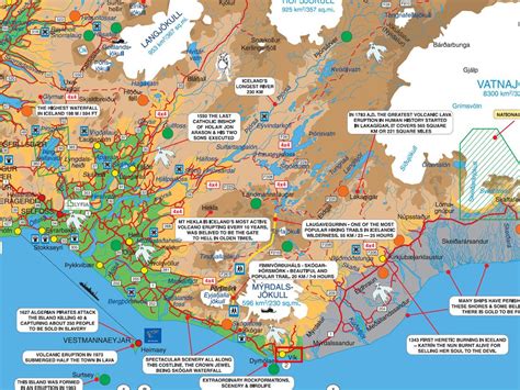 Vik Area Tourist Map - Vik Iceland • mappery