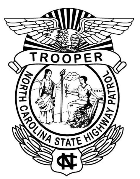 THE REAL North Carolina Trooper Badge CNC File - Etsy