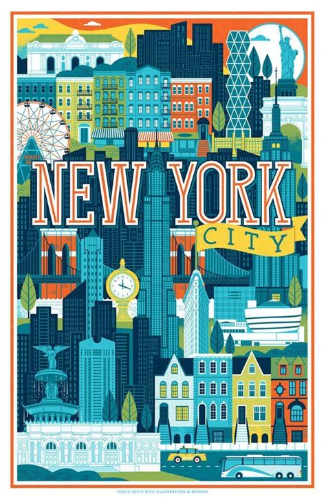 New York City Poster | New york poster, New york city, New york city travel