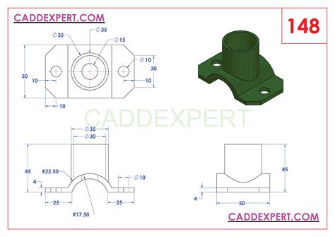 CATIA 3D DRAWING FOR PRACTICE - Technical Design