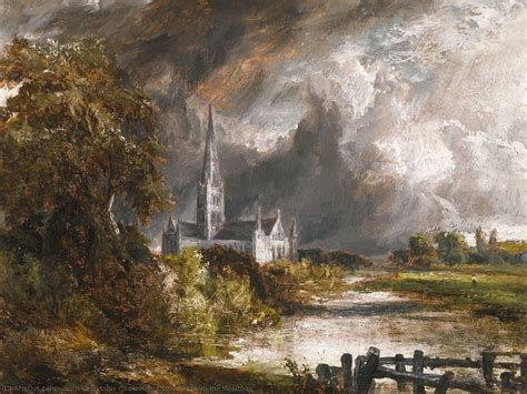 Artwork Replica Salisbury Cathedral from the Meadows by John Constable ...